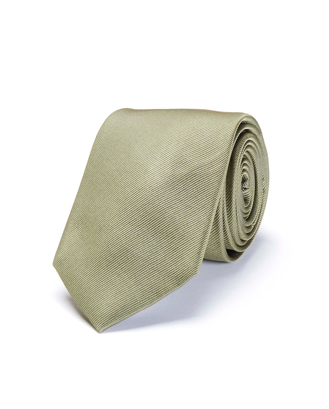 GREEN SILK TIE
