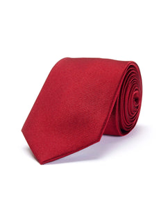 RED SILK TIE